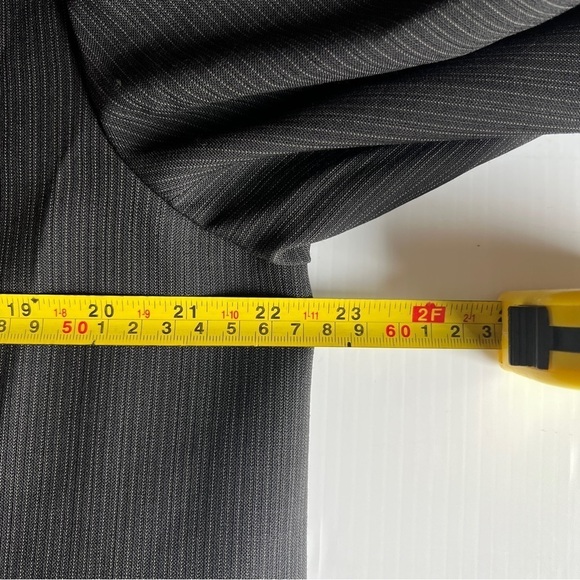 ZARA PINSTRIPE SUIT JACKET LIMITED EDITION BLACK SIZE 42  | 6774/023/800 - Picture 11 of 16